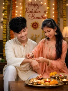 Happy Raksha bandhan Ai Photo Editing Prompt Chatgpt 2026