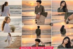 3 Layer Aesthetic Beach Ai photo Editing Prompt
