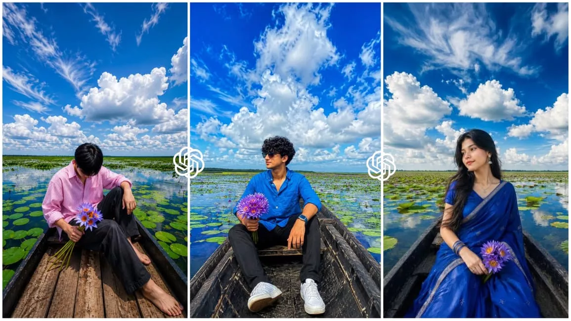Lake Boat Ai Photo Editing Prompt Chatgpt
