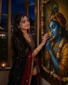 Lord Krishna Ai Photo Editing Prompt For Girls