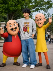 Trending Motu Patlu Ai Photo Editing Prompt