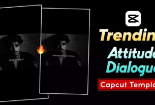 Attitude Dialogue Capcut template Link