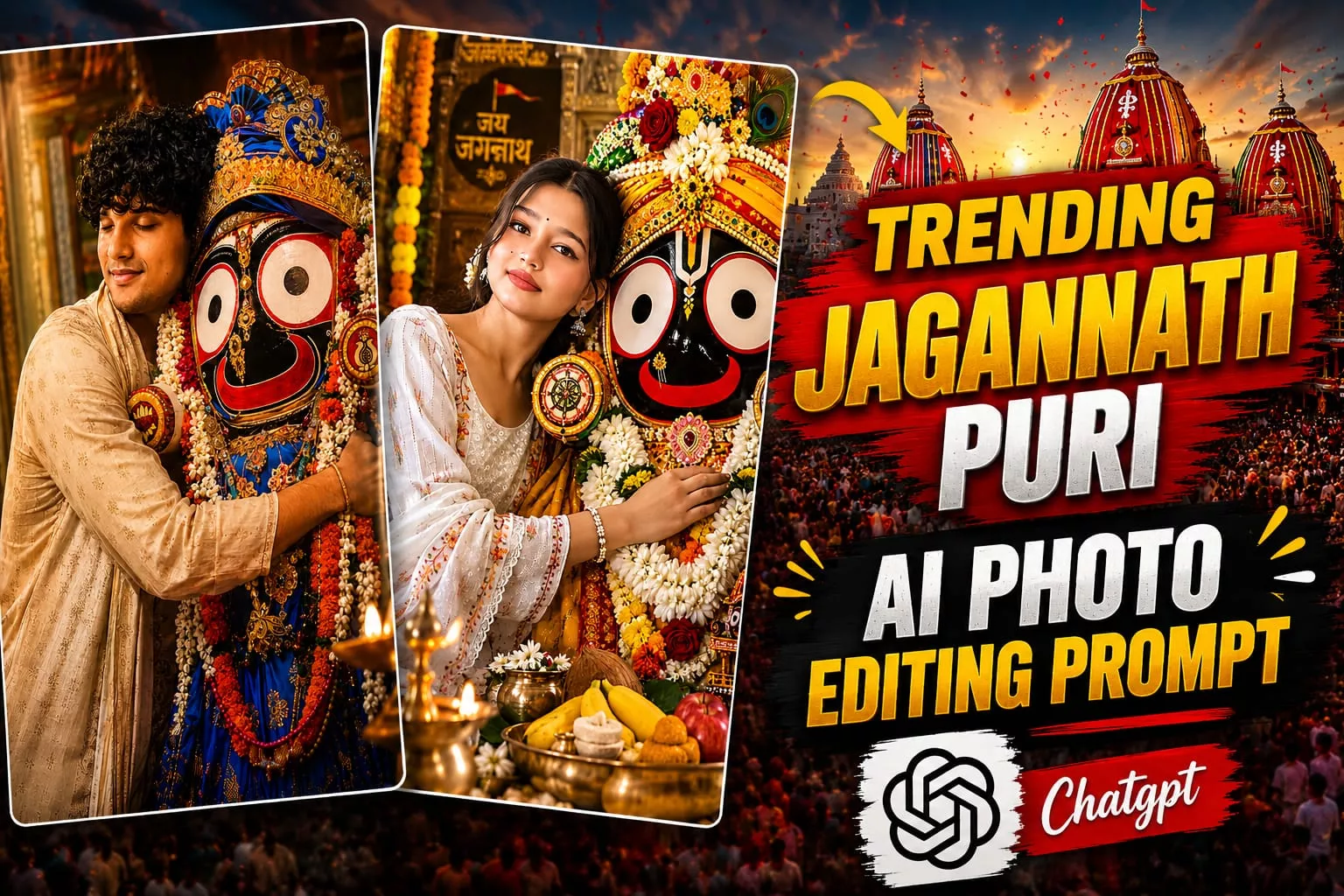 Jagannath Puri Ai Photo Editing Prompt