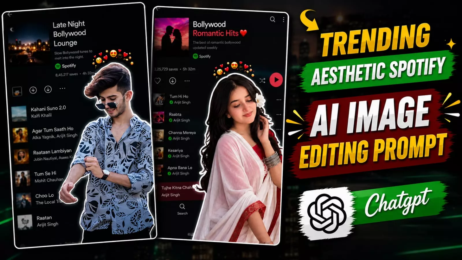 Spotify Music Ai Photo Editing Prompt Chatgpt