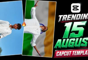 15 August Capcut template