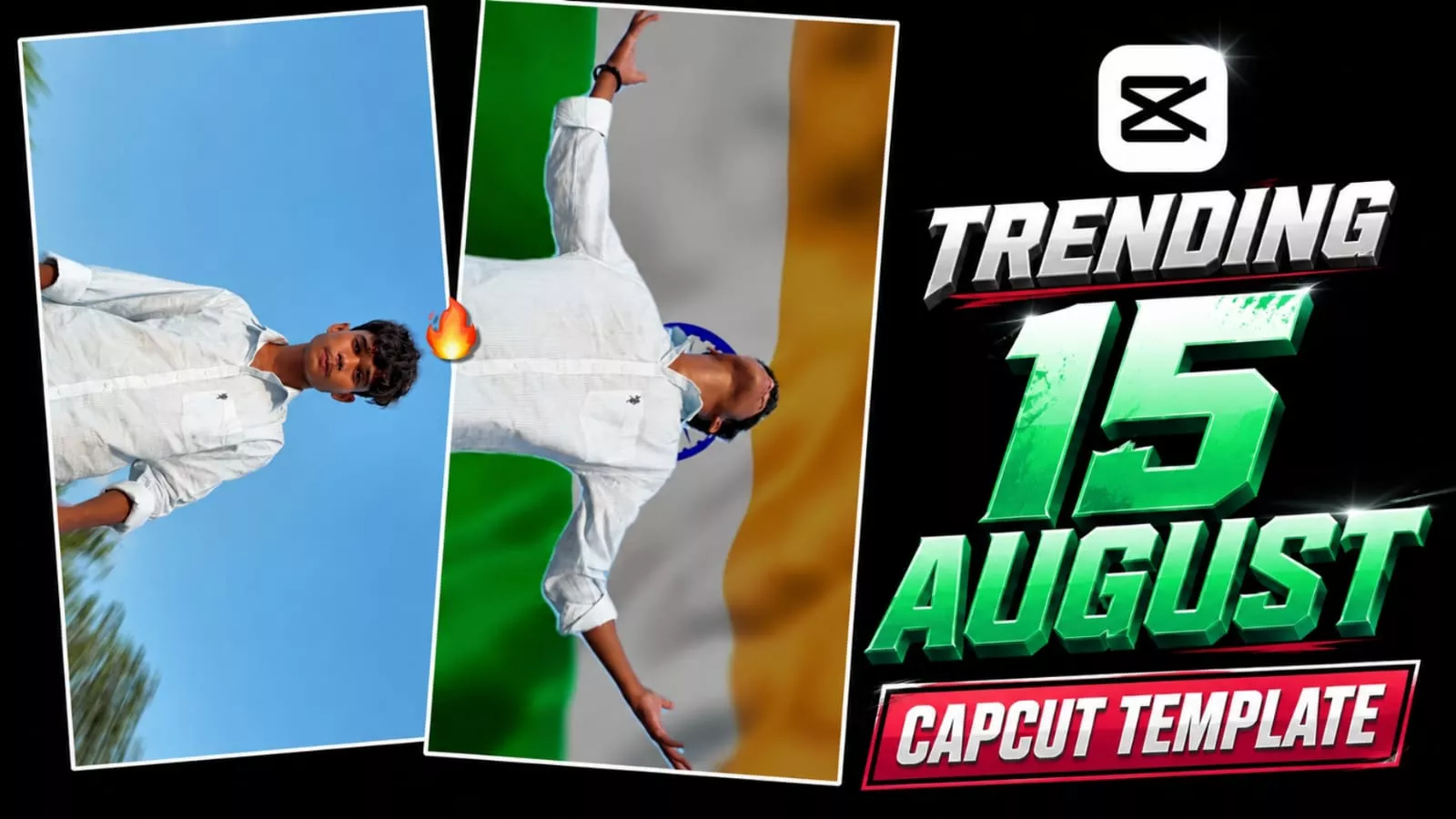15 August Capcut template