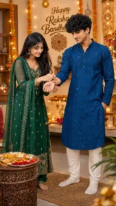 Brother Sister Raksha Bandhan Special Ai Photo Editing Prompts
