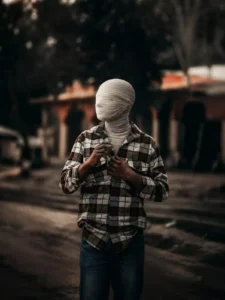 Bandage Face Ai Photo Editing Prompt