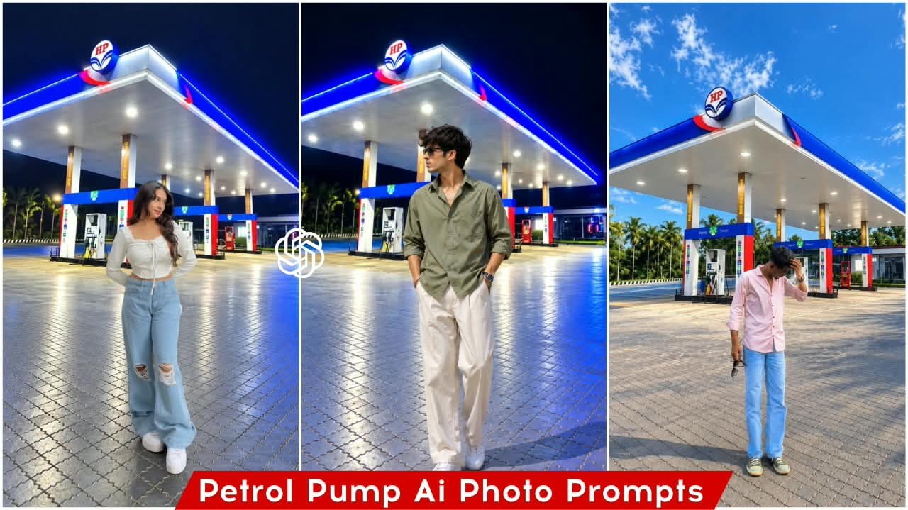 Instagram Viral Petrol Pump Ai Photo Prompt Chatgpt