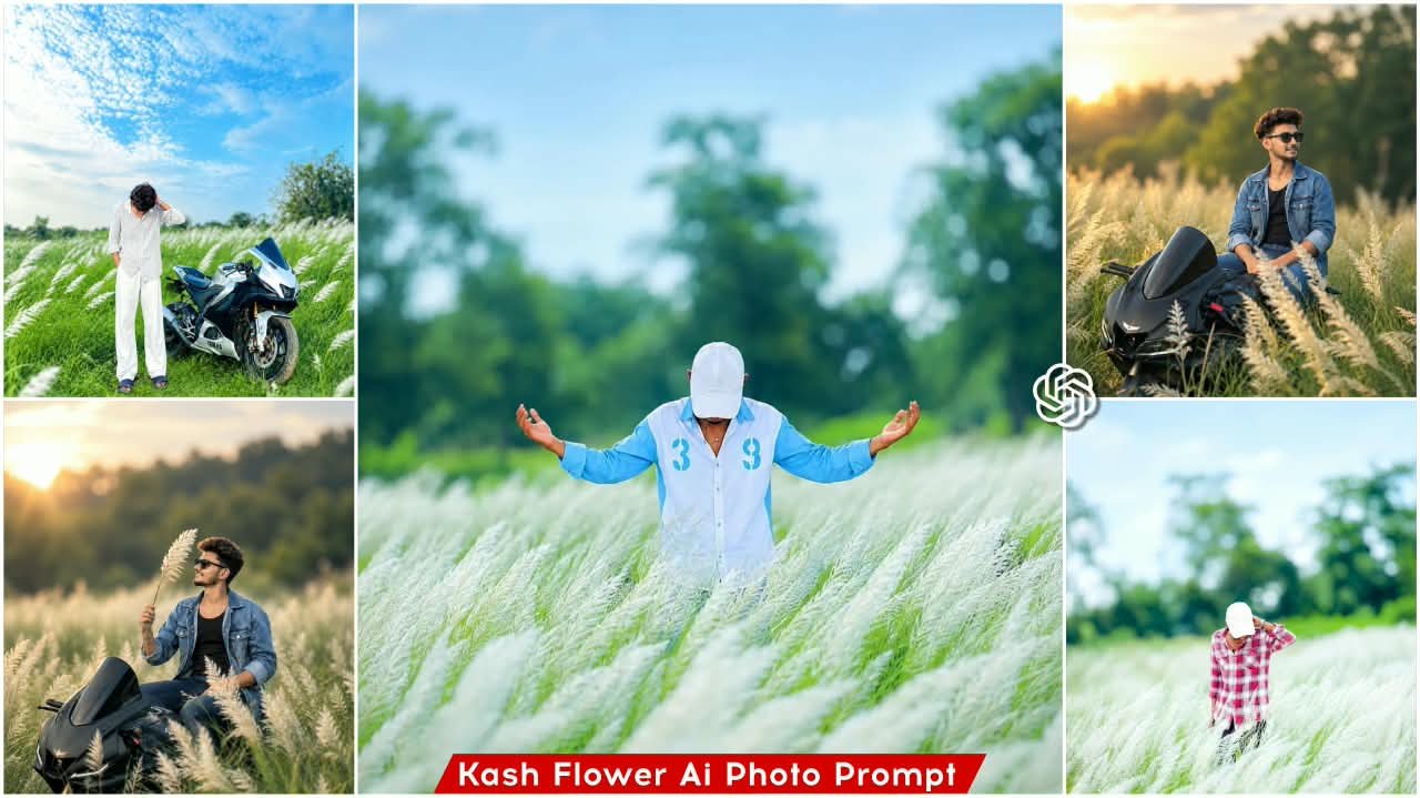 Kash Flower Ai Photo Editing Prompts
