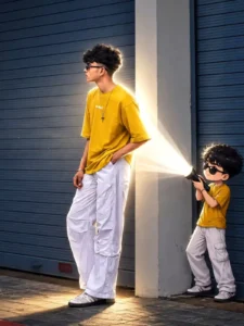 Trending Anime Flashlight Ai Photo Editing Prompt